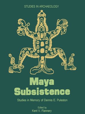 cover image of Maya Subsistence